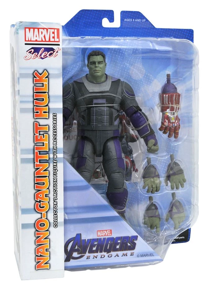 Hot Sale ???? Diamond Select Hulk Hero Suit Avengers: Endgame Marvel Select Action Figure Nano Gauntlet 23 Cm ???? 3 Hot Sale ???? Diamond Select Hulk Hero Suit Avengers: Endgame Marvel Select Action Figure Nano Gauntlet 23 Cm ????