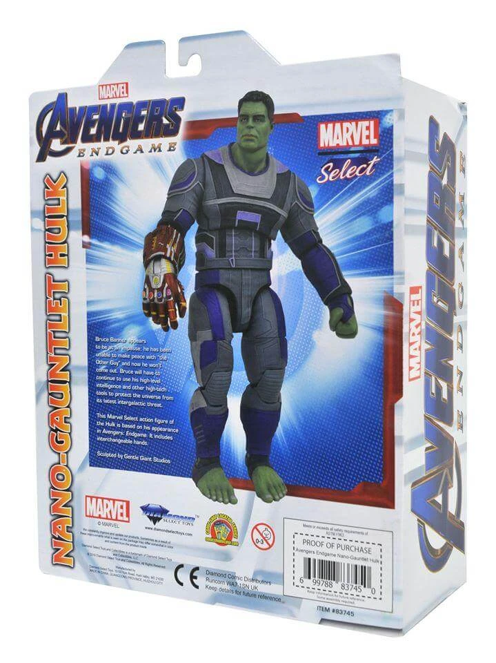 Hot Sale ✔️ Diamond Select Avengers: Endgame Marvel Select Action Figure Hulk Hero Suit 23 Cm - DAMAGED PACKAGING ???? 4 Hot Sale ✔️ Diamond Select Avengers: Endgame Marvel Select Action Figure Hulk Hero Suit 23 Cm - DAMAGED PACKAGING ???? - Image 2