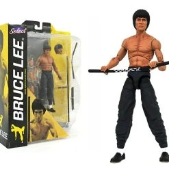 Brand new ❤️ Diamond Select Bruce Lee Action Figure Articolata 18 Cm ????