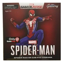 Budget ???? Diamond Select Spider-Man On Taxi Marvel Gallery PVC Diorama PS4 23 Cm ????