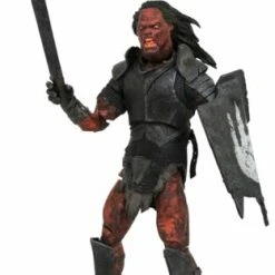 Promo ???? Diamond Select Uruk-hai-Orc Lord Of The Rings Select Action Figures 18 Cm ????