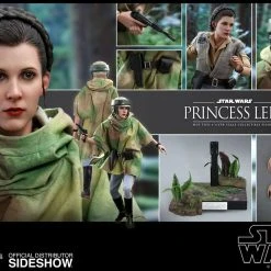Budget ???? Hot Toys Princess Leia Star Wars Episode VI Movie Masterpiece Action Figure 1/6 27 Cm ✔️ -Iron Studios Shop x hot903138 h 1