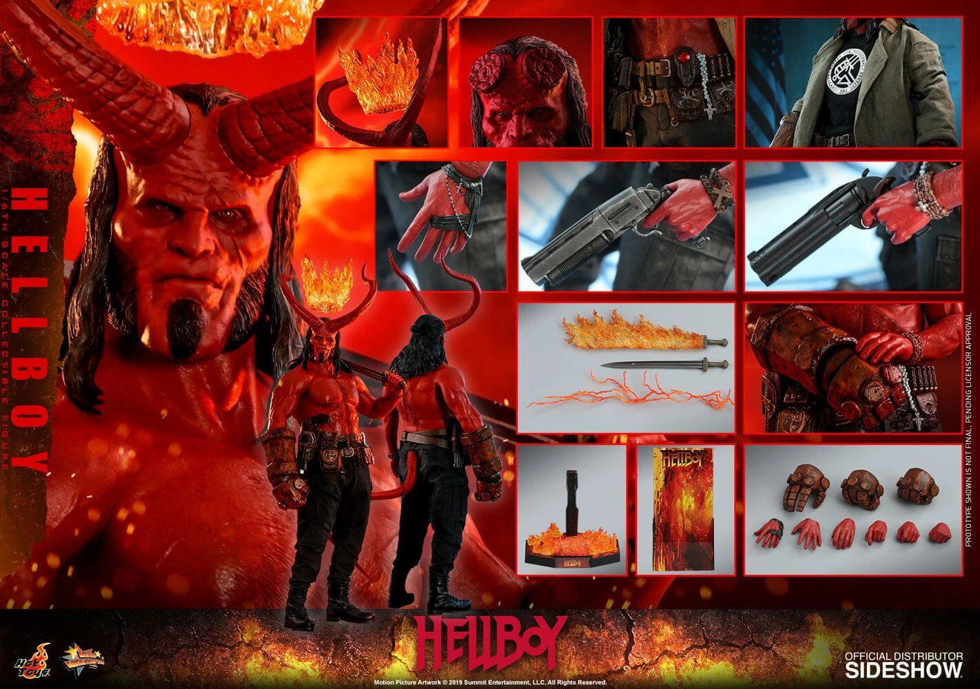 Cheap ✔️ Hot Toys Hellboy Movie Masterpiece Action Figure 1/6 32 Cm ???? 4 Cheap ✔️ Hot Toys Hellboy Movie Masterpiece Action Figure 1/6 32 Cm ???? - Image 2