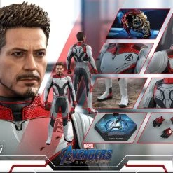 Outlet ???? Hot Toys Tony Stark (Team Suit) Avengers: Endgame Movie Masterpiece Action Figure 1/6 30 Cm ???? -Iron Studios Shop x hot904726 m