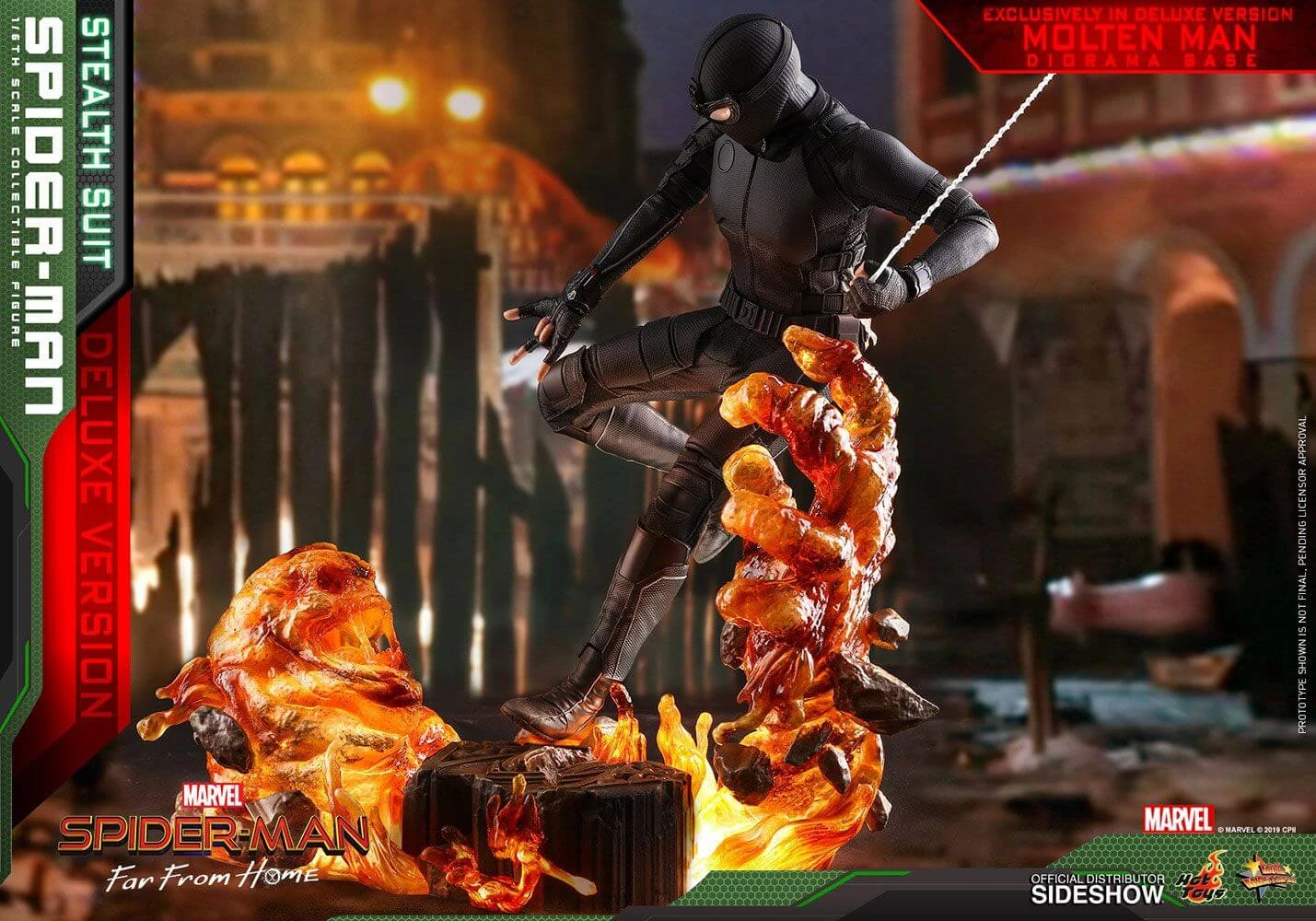 Coupon ???? Hot Toys Spider-Man (Stealth Suit) Deluxe Far From Home Masterpiece Action Figure 1/6 29 Cm ???? 6 Coupon ???? Hot Toys Spider-Man (Stealth Suit) Deluxe Far From Home Masterpiece Action Figure 1/6 29 Cm ???? - Image 4