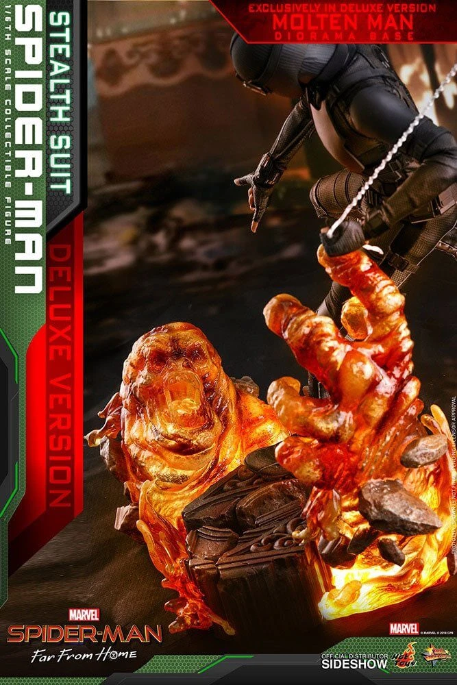 Coupon ???? Hot Toys Spider-Man (Stealth Suit) Deluxe Far From Home Masterpiece Action Figure 1/6 29 Cm ???? 7 Coupon ???? Hot Toys Spider-Man (Stealth Suit) Deluxe Far From Home Masterpiece Action Figure 1/6 29 Cm ???? - Image 5