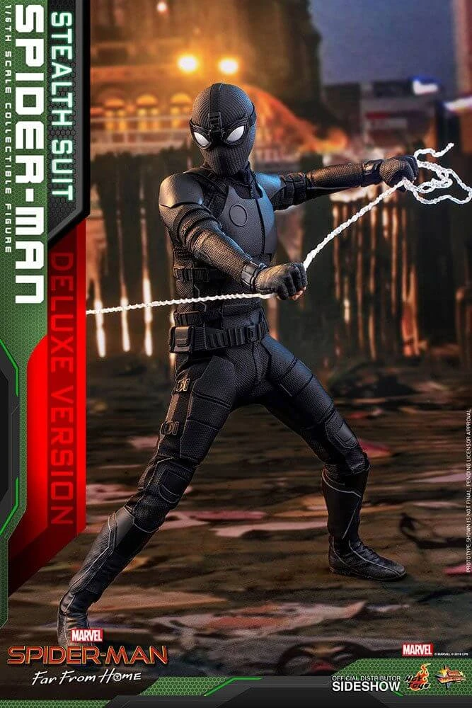Coupon ???? Hot Toys Spider-Man (Stealth Suit) Deluxe Far From Home Masterpiece Action Figure 1/6 29 Cm ???? 11 Coupon ???? Hot Toys Spider-Man (Stealth Suit) Deluxe Far From Home Masterpiece Action Figure 1/6 29 Cm ???? - Image 9