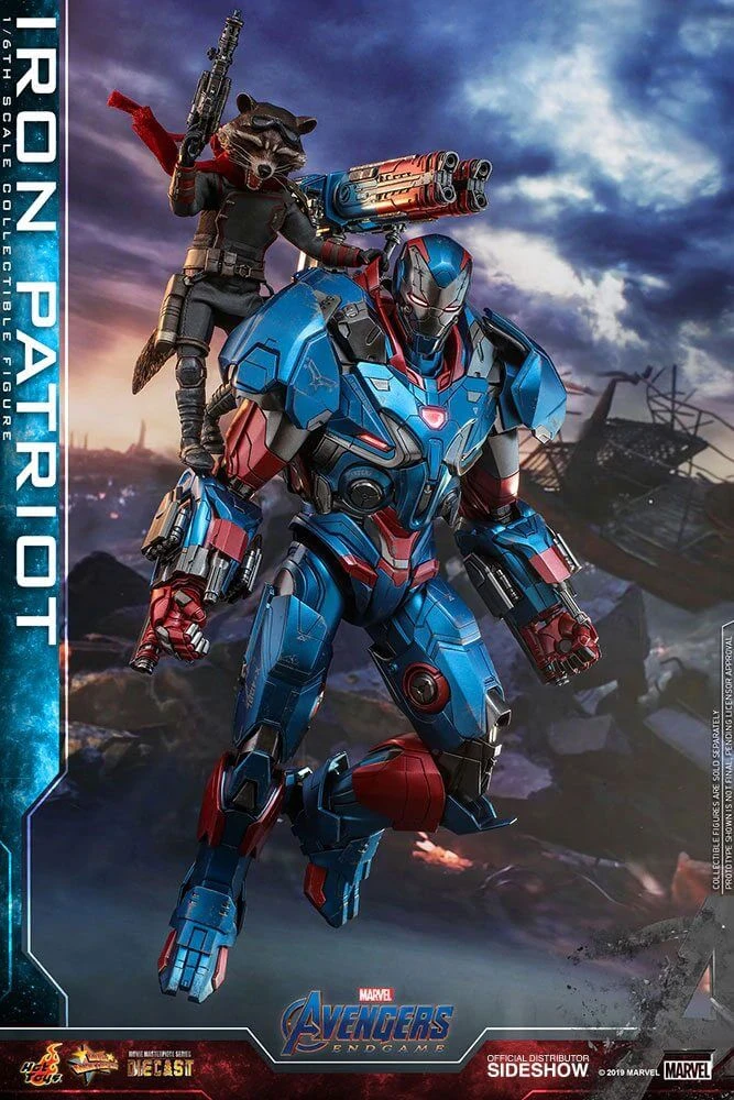 Cheap ???? Hot Toys Iron Patriot Diecast Action Figure 32 Cm Avengers: Endgame Movie Masterpiece Series 1/6 - MAY 2021 ???? 5 Cheap ???? Hot Toys Iron Patriot Diecast Action Figure 32 Cm Avengers: Endgame Movie Masterpiece Series 1/6 - MAY 2021 ???? - Image 3