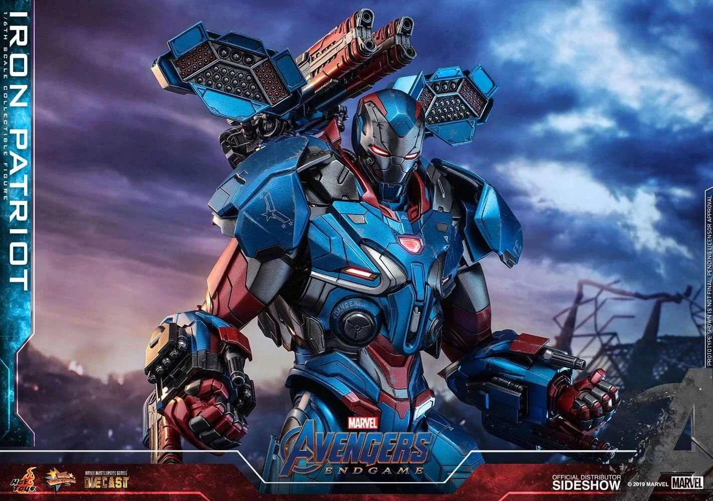 Cheap ???? Hot Toys Iron Patriot Diecast Action Figure 32 Cm Avengers: Endgame Movie Masterpiece Series 1/6 - MAY 2021 ???? 10 Cheap ???? Hot Toys Iron Patriot Diecast Action Figure 32 Cm Avengers: Endgame Movie Masterpiece Series 1/6 - MAY 2021 ???? - Image 8