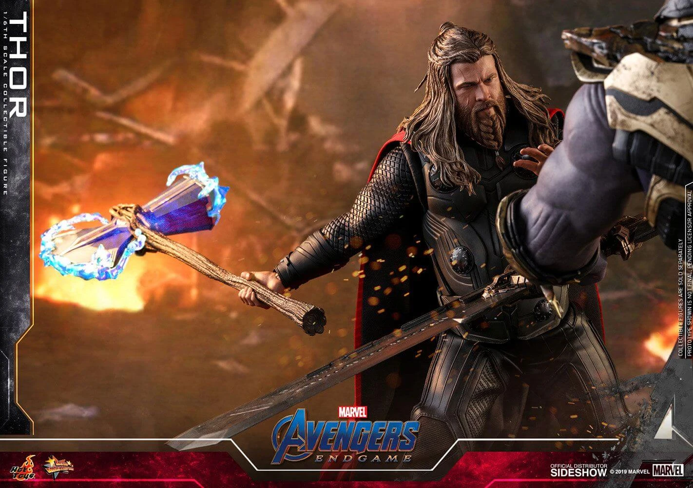 Brand new ???? Hot Toys Thor Avengers: Endgame Movie Masterpiece Action Figure 1/6 32 Cm - APRIL 2021 ???? 11 Brand new ???? Hot Toys Thor Avengers: Endgame Movie Masterpiece Action Figure 1/6 32 Cm - APRIL 2021 ???? - Image 9