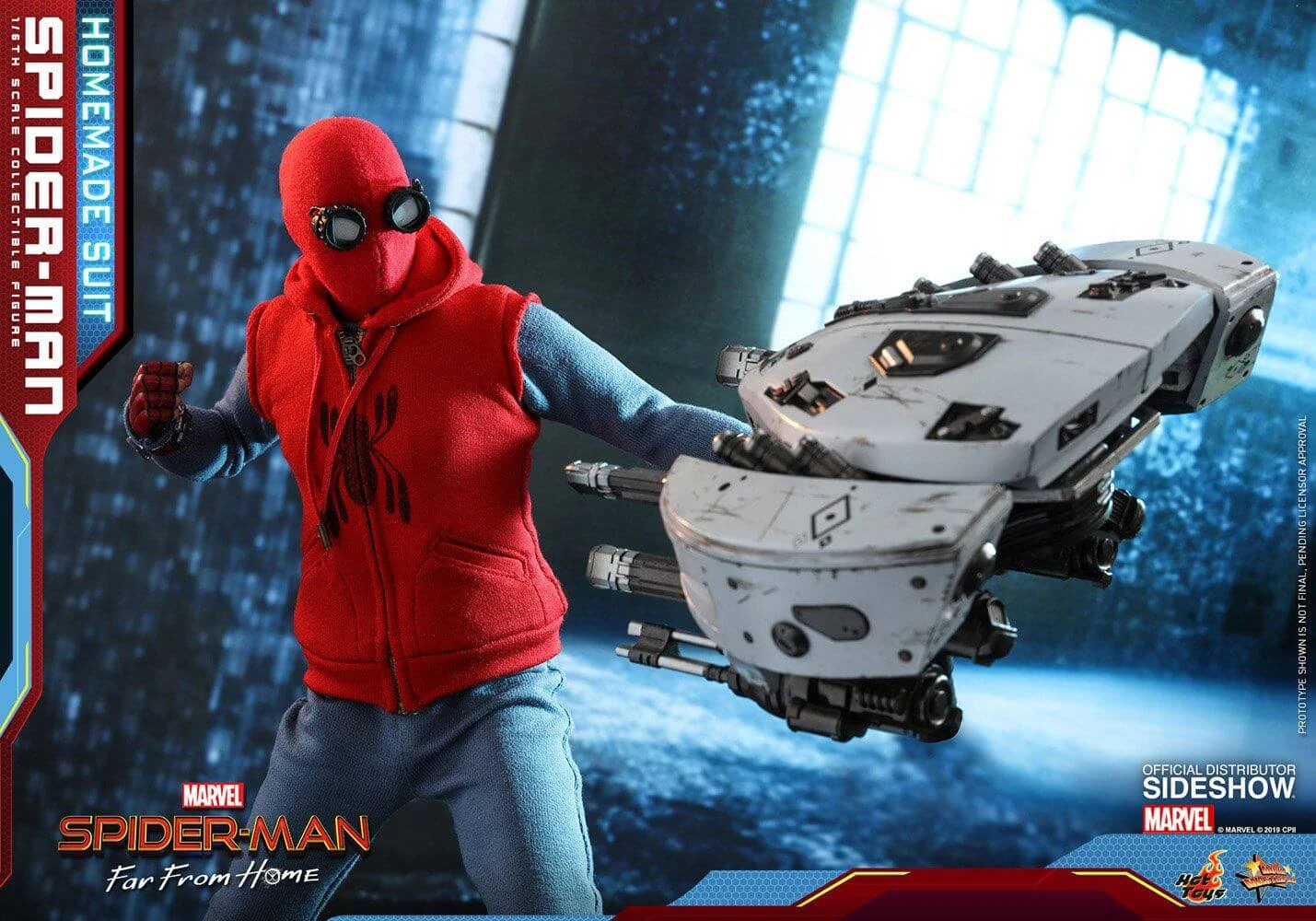 Hot Sale ???? Hot Toys Spider-Man: Far From Home Movie Masterpiece Action Figure 1/6 Spider-Man (Homemade Suit) 29 Cm ???? 13 Hot Sale ???? Hot Toys Spider-Man: Far From Home Movie Masterpiece Action Figure 1/6 Spider-Man (Homemade Suit) 29 Cm ???? - Image 11