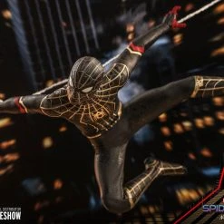 Top 10 ???? Hot Toys Spider-Man: No Way Home Movie Masterpiece Action Figure 1/6 Spider-Man (Black & Gold Suit) 30 Cm ⌛ -Iron Studios Shop x hot908916 l