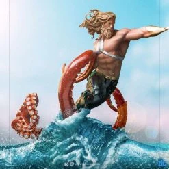 Brand new ???? Iron Studios DC Comics Deluxe Art Scale Statue 1/10 Aquaman 26 Cm - JUNE 2022 ❤️ -Iron Studios Shop x is12786 j 1