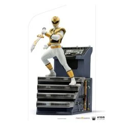 Outlet ???? Iron Studios Power Rangers BDS Art Scale Statue 1/10 White Ranger 22 Cm ✔️