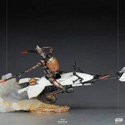 Discount ⌛ Iron Studios Star Wars The Mandalorian Deluxe Art Scale Statue 1/10 IG-11 & The Child 20 Cm ???? -Iron Studios Shop x is12823 d