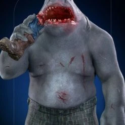 Budget ???? Iron Studios The Suicide Squad BDS Art Scale Statue 1/10 King Shark 23 Cm ⭐ -Iron Studios Shop x is12837 e