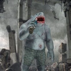 Budget ???? Iron Studios The Suicide Squad BDS Art Scale Statue 1/10 King Shark 23 Cm ⭐ -Iron Studios Shop x is12837 k
