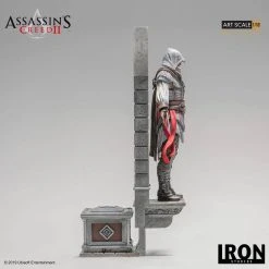 Brand new ???? Iron Studios Assassin's Creed II Art Scale Statue 1/10 Ezio Auditore Deluxe 31 Cm Con Base Diorama ????