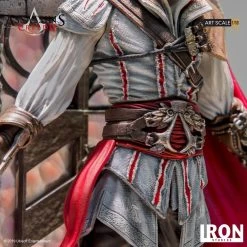 Brand new ???? Iron Studios Assassin's Creed II Art Scale Statue 1/10 Ezio Auditore Deluxe 31 Cm Con Base Diorama ???? -Iron Studios Shop x is89993 i 1