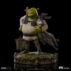 Buy ???? Iron Studios Shrek Deluxe Art Scale Statue 1/10 Shrek, Donkey And The Gingerbread Man 26 Cm ???? -Iron Studios Shop x is95196 f