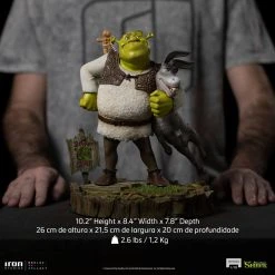 Buy ???? Iron Studios Shrek Deluxe Art Scale Statue 1/10 Shrek, Donkey And The Gingerbread Man 26 Cm ???? -Iron Studios Shop x is95196 n